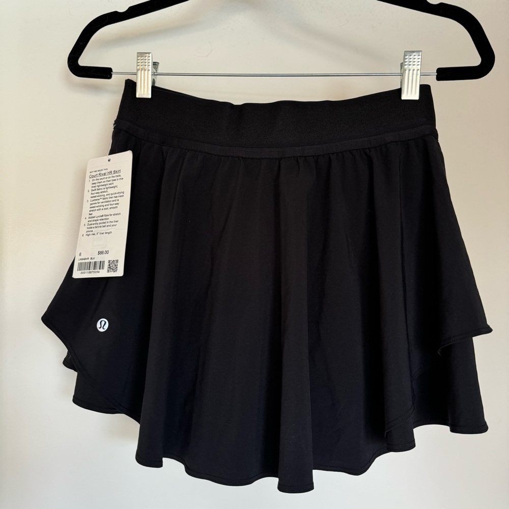 lululemon court rival HR skirt